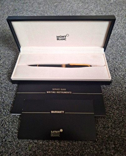 Montblanc fountain pen black - montblanc,