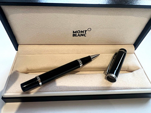 Montblanc black ballpoint - montblanc,