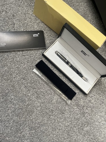 Montblanc black and silver pen - montblanc,