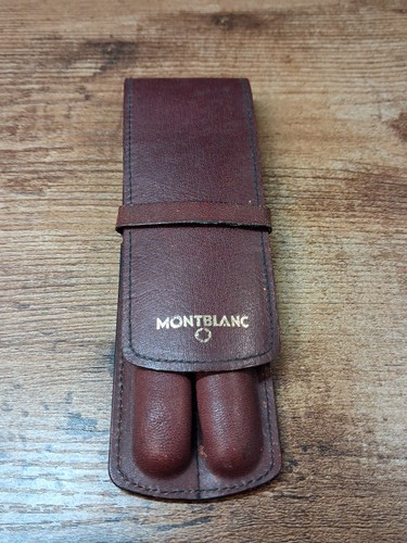 Montblanc leather pen case - pen,