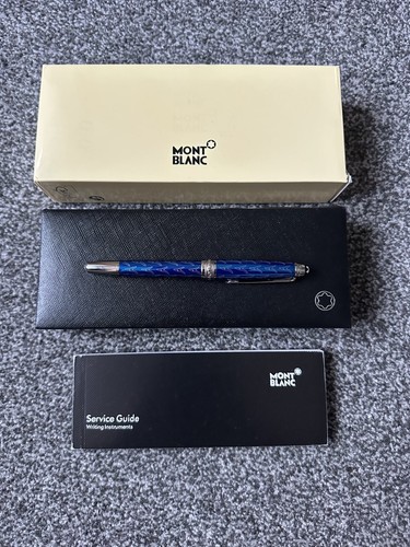 Mont blanc blue fountain - blue, pen