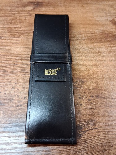 Montblanc leather pen case - montblanc,