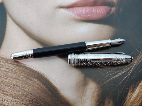 Montblanc fountain pen around - fountain, "around