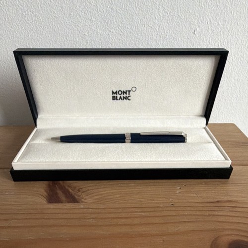 Montblanc blue ballpoint pen - blue,