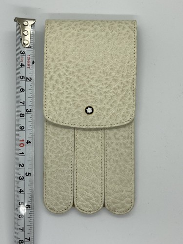 Montblanc glove ivory leather - montblanc,