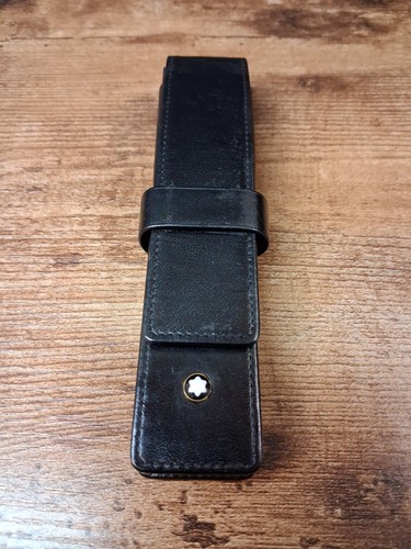 Montblanc leather pen case - montblanc,