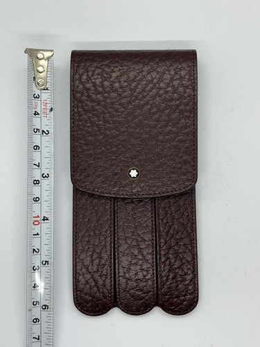 Montblanc glove violet leather - montblanc,