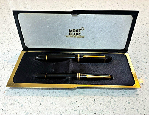Montblanc black fountain pen - fountain,
