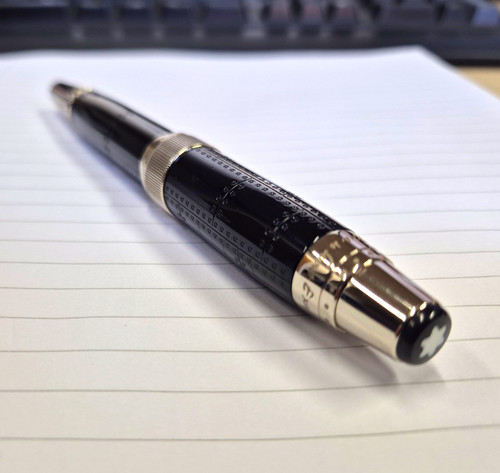 Montblanc resin ballpoint pen - montblanc,