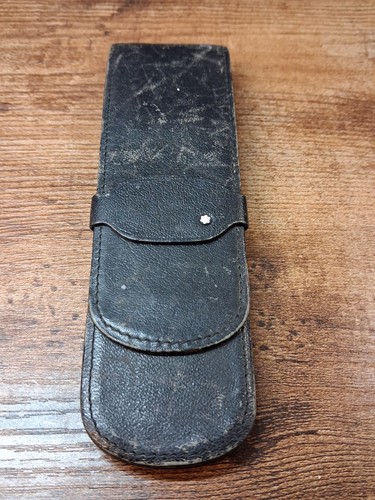 Montblanc leather pen case - leather,