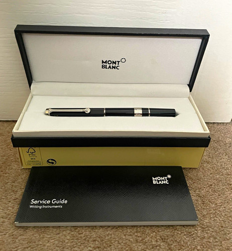 Montblanc fountain pen black - montblanc,