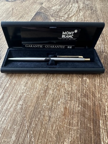 Montblanc silver and - montblanc, slim