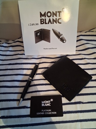 Mont blanc wallet pen set - mont,