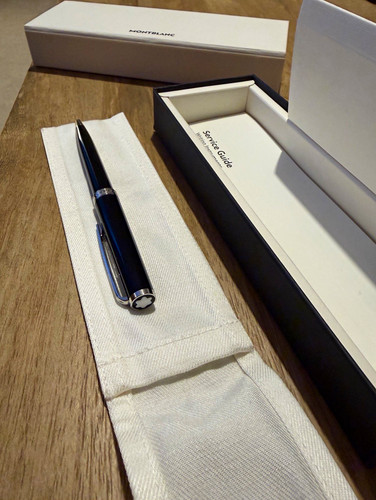 Montblanc pix black ballpoint - montblanc, ballpoint/