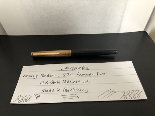 Montblanc 224 fountain - fountain, pen