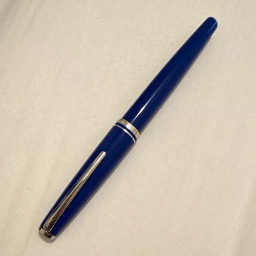 Mont blanc blue ballpoint pen - mont,