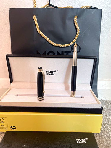 Montblanc resin fountain - resin, pen